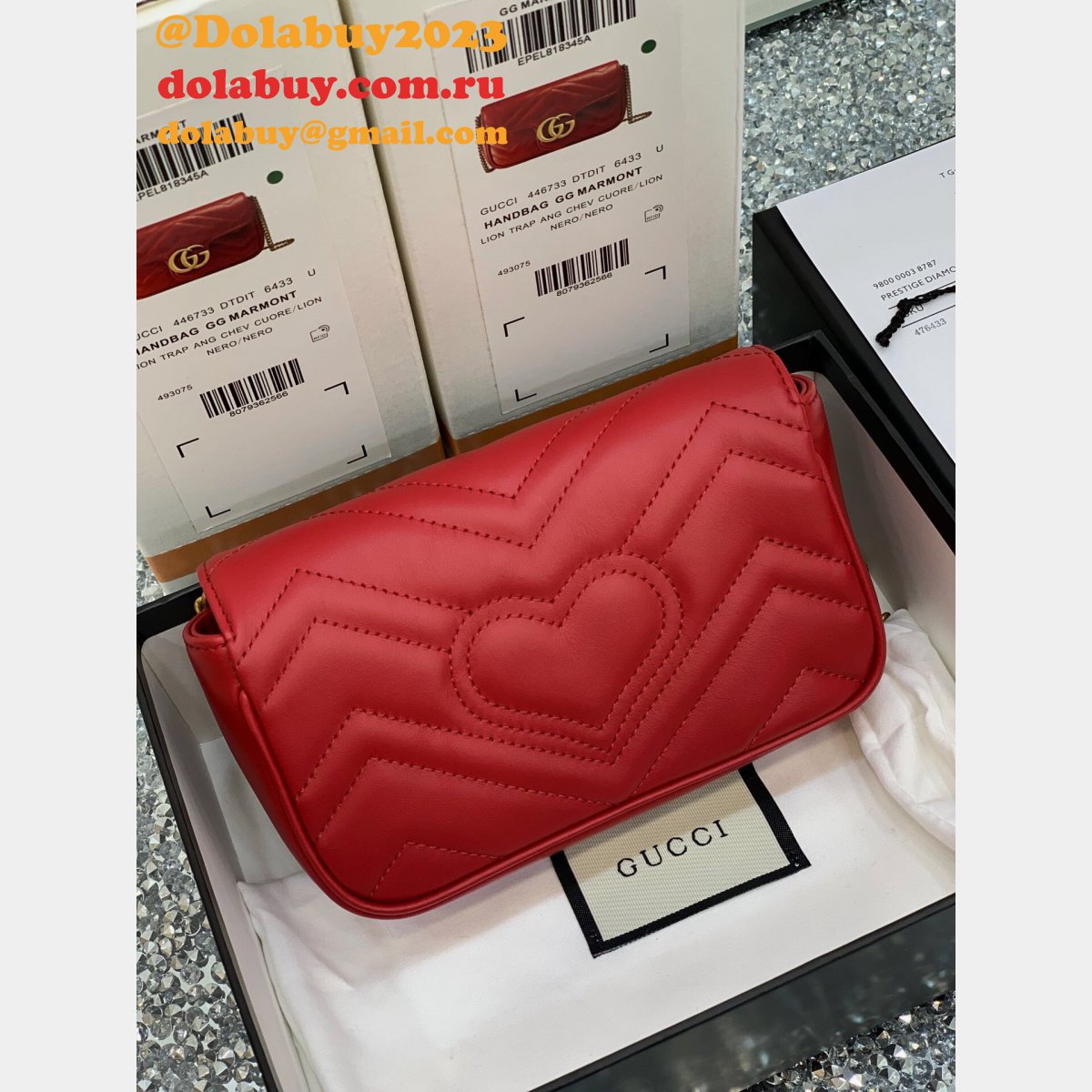 G*u*i wholesale gg marmont mini chain shoulder 476433 bag