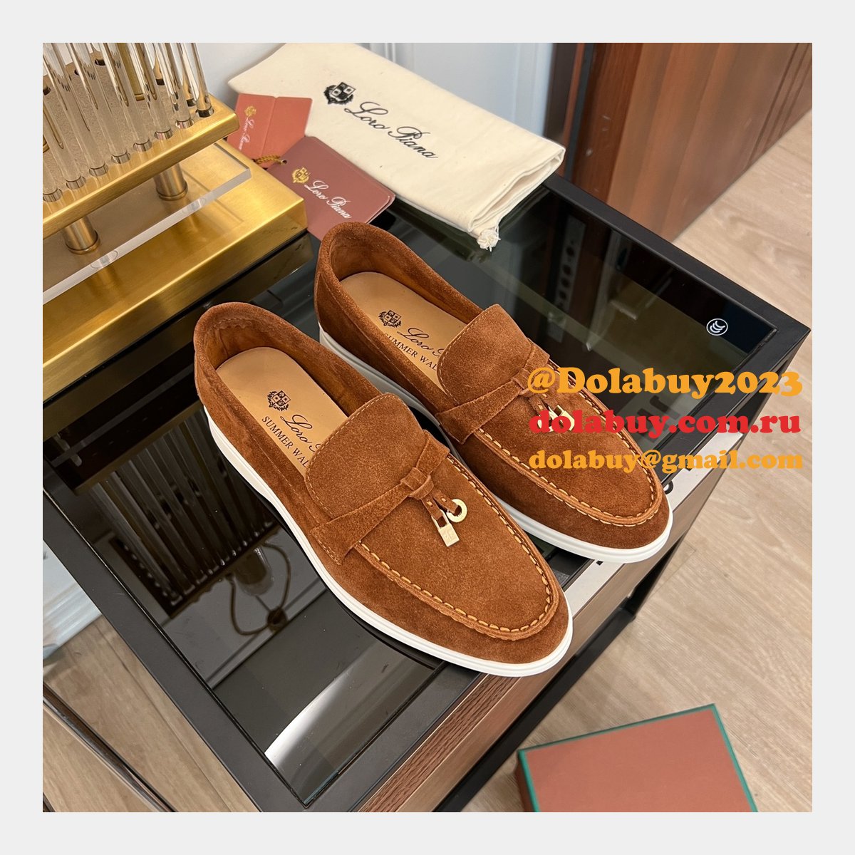 First Copy Loro Piana Replica 2023 Retro Casual Shoes