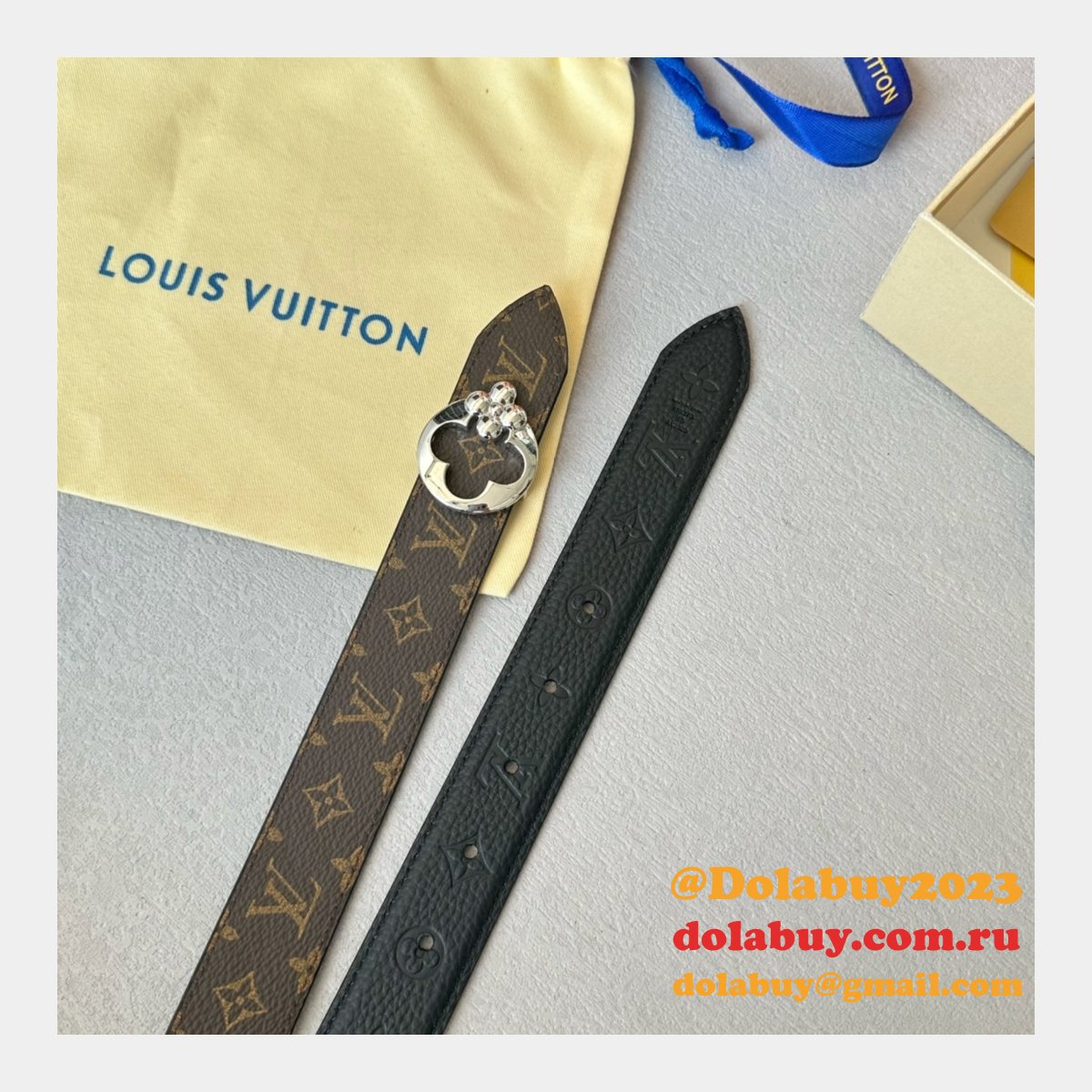 Wholesale LOUIS VUITTON Women Flowergram Belt 30MM