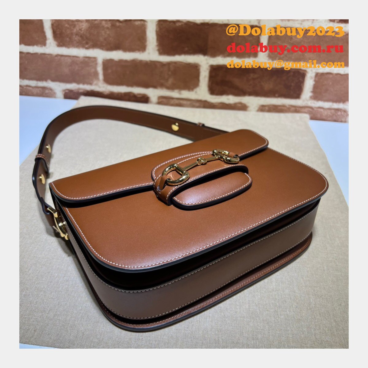 G*u*i 1:1 replica designer gg supreme 602204 1955 horsebit shoulder bag