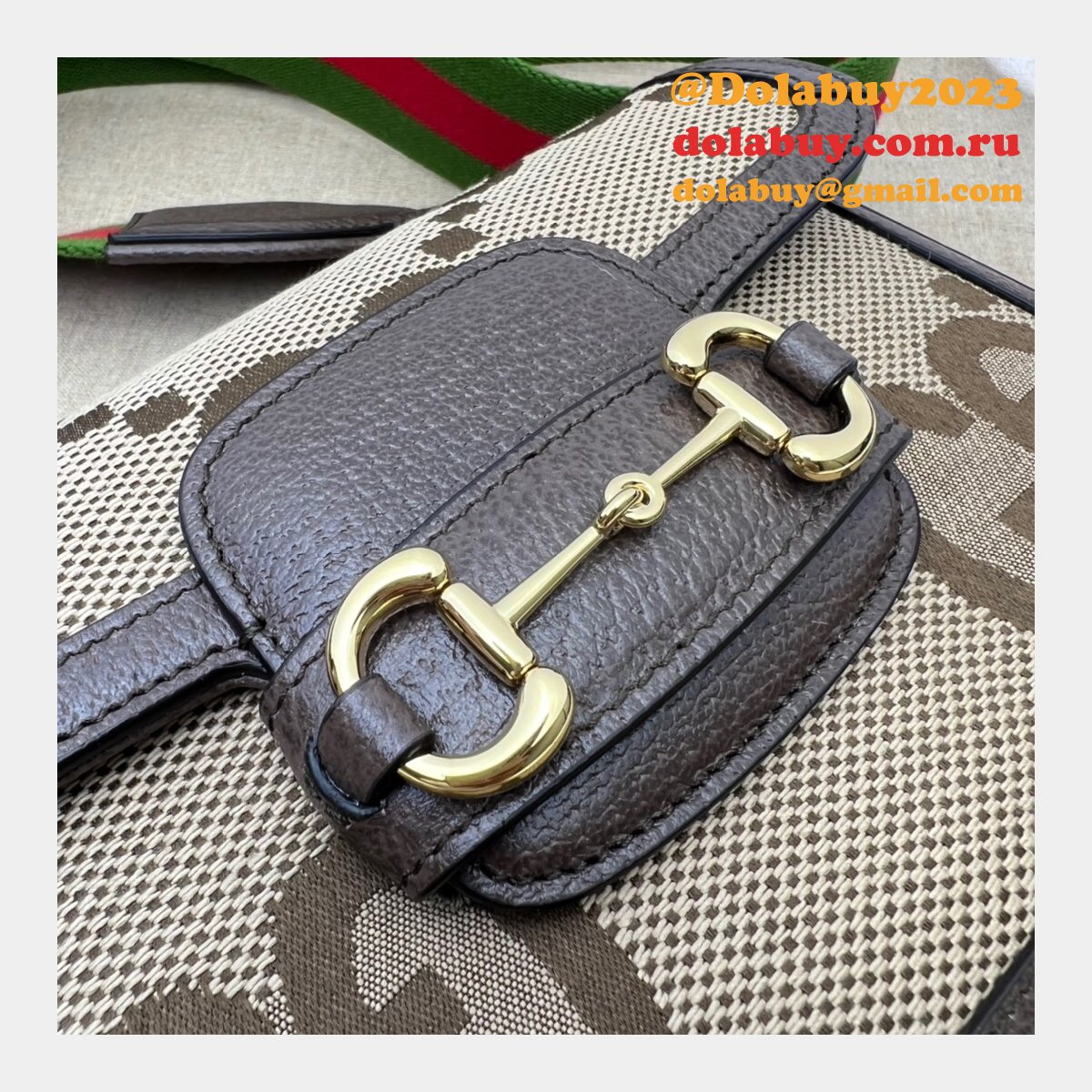 G*u*i high quality replica 658574 horsebit 1955 jumbo handbags