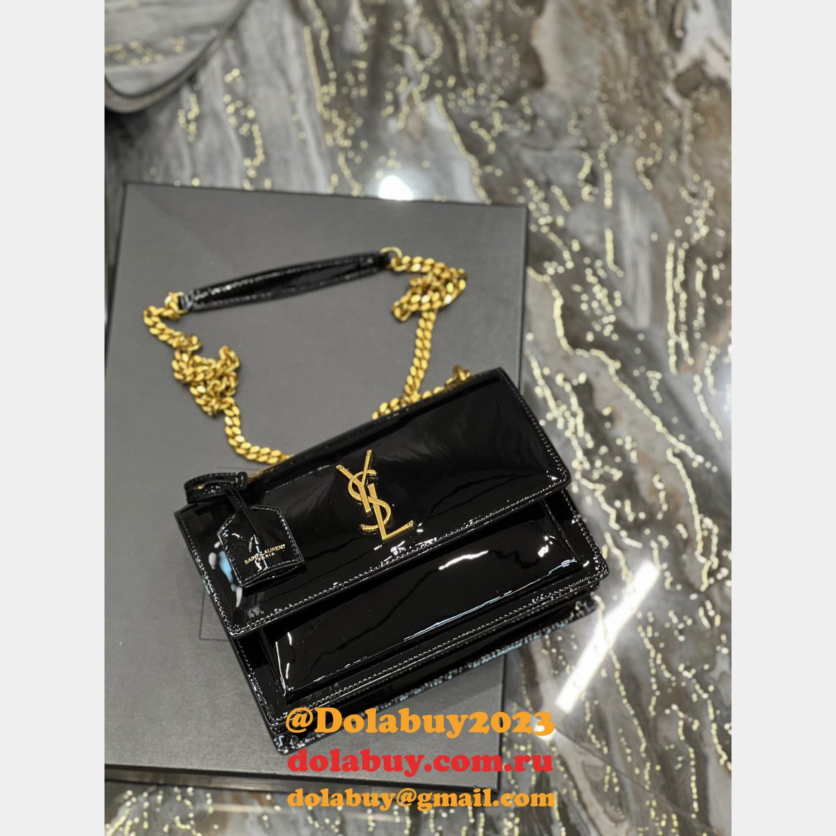 AAA+ YSL Sunset bag Counter Quality Replica bag
