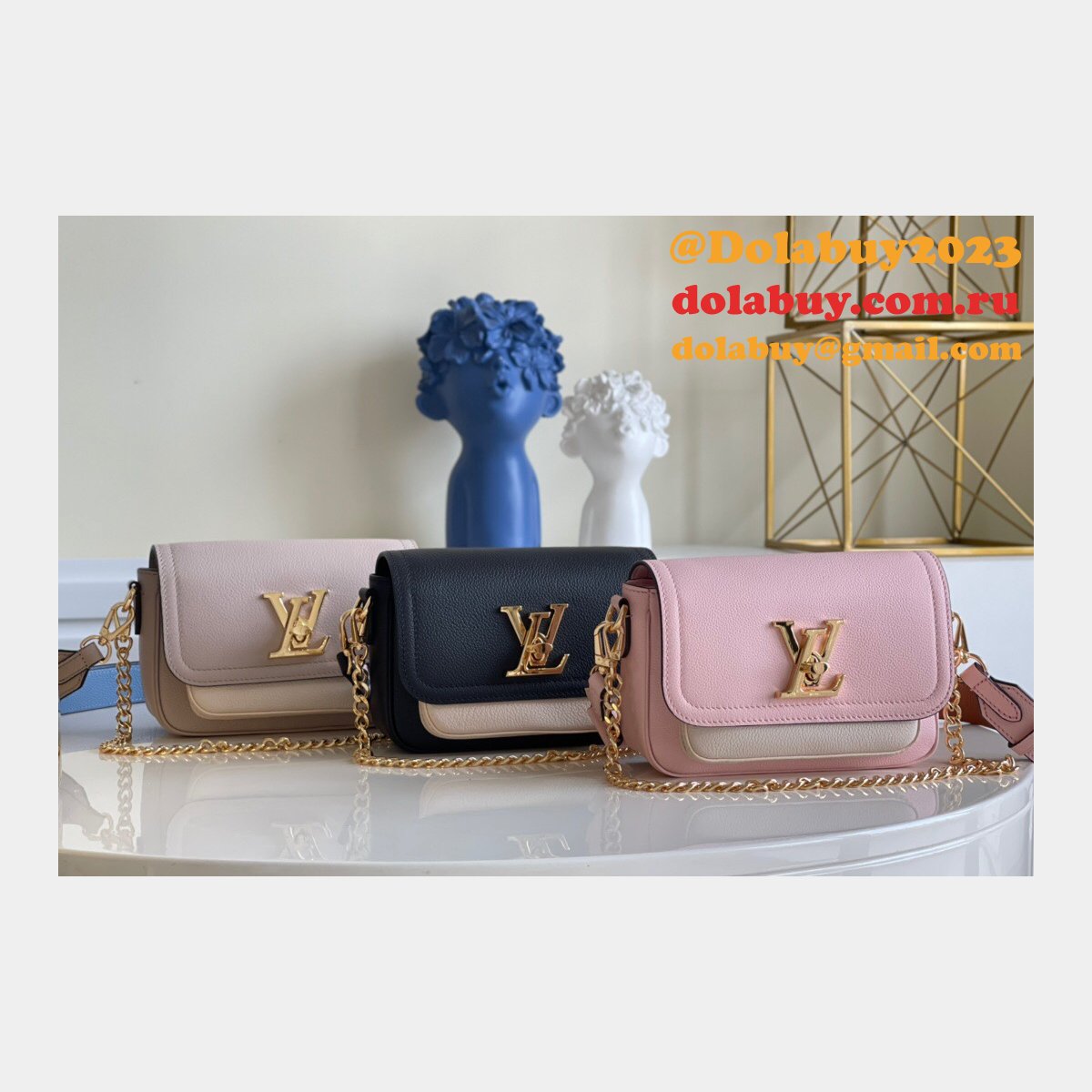 Best Louis Vuitton Replica M58557/M58555/M58554 Lockme Tender Lockme Leather