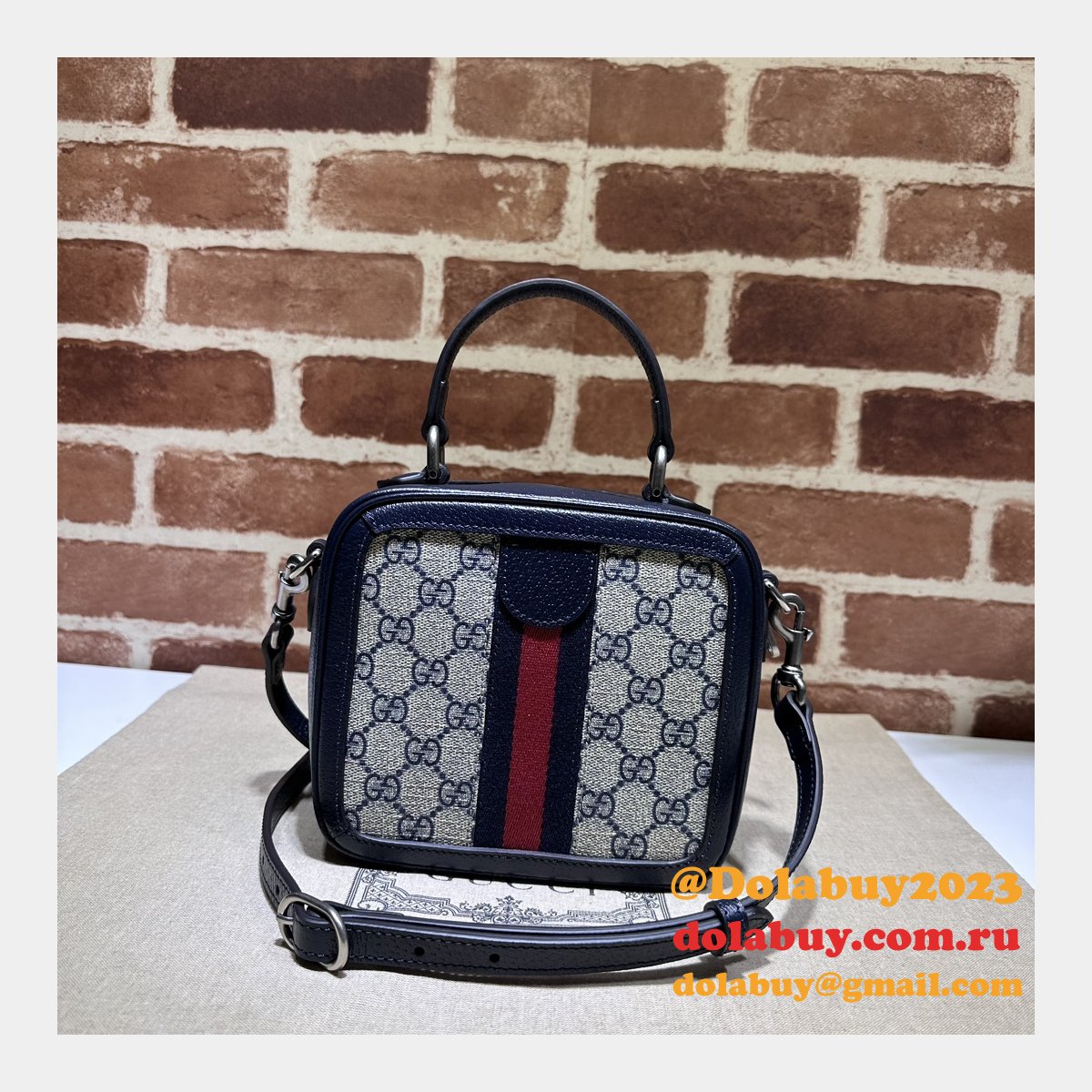 ophidia gg G*u*i wholesale 772157 top handle fake bag