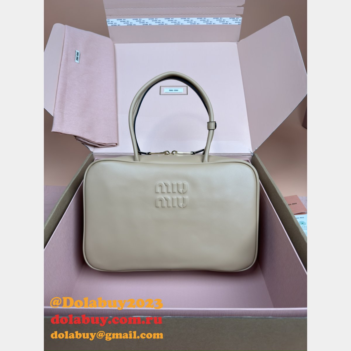 Designer MIU MIU Beau Shoulder Bag 5BB117