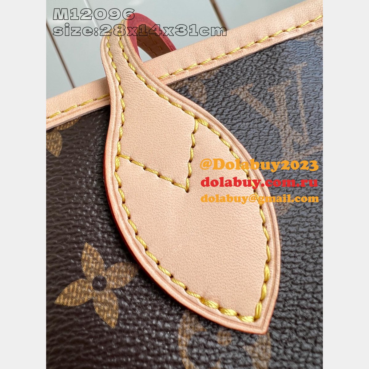 Louis Vuitton Inspired M12096 Neverfull Bandoulière Inside Out Bag