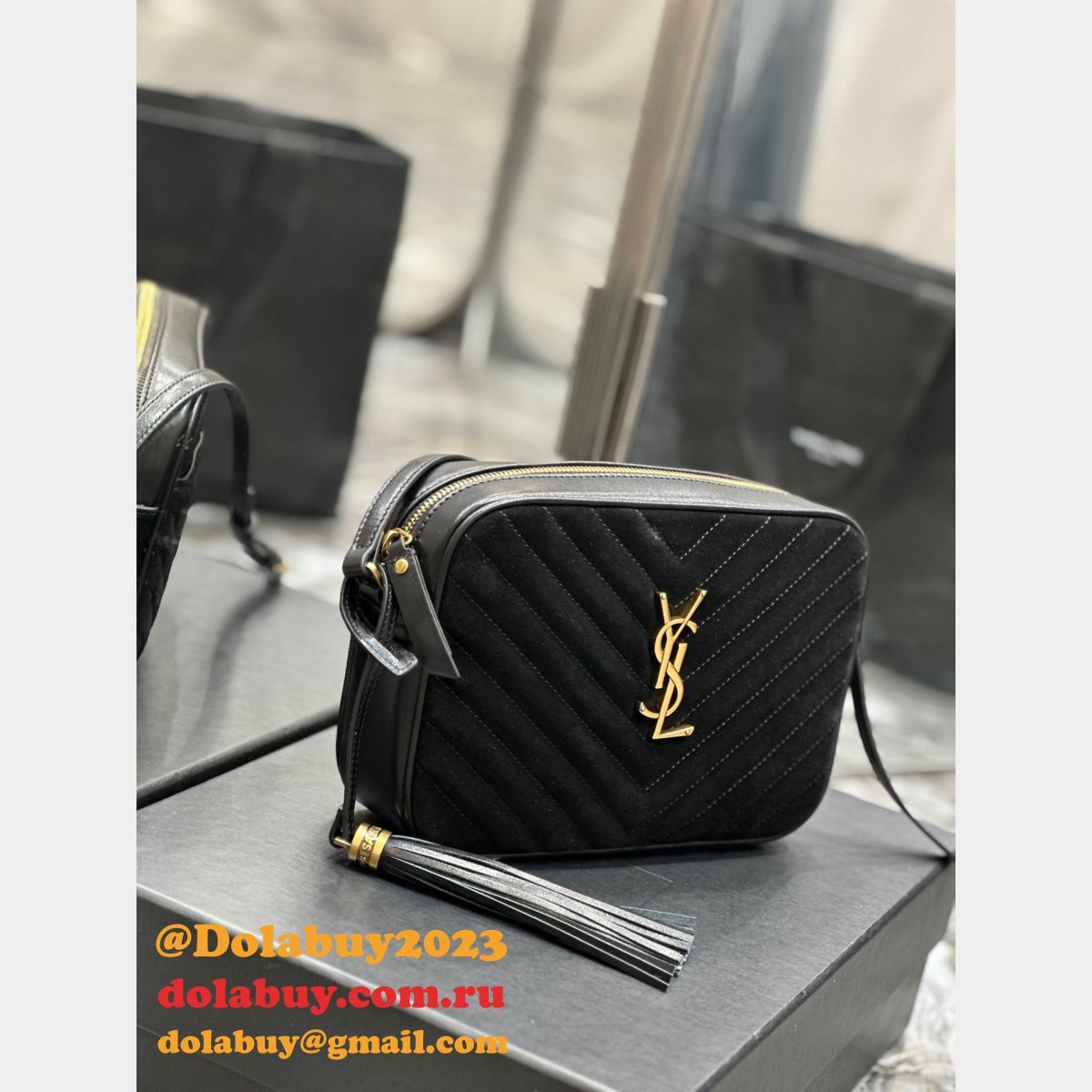 Saint Laurent 520534 Perfect Lou Camera Shoulder Cheap Bag