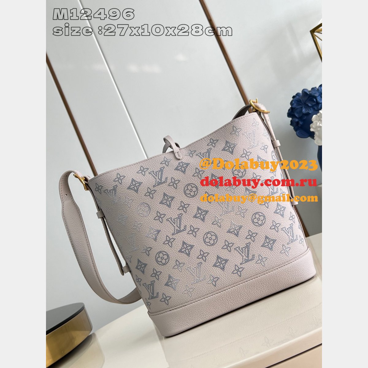 Louis Vuitton AAA+ 1:1 Flore Mahina M12496 Duplicate Bag