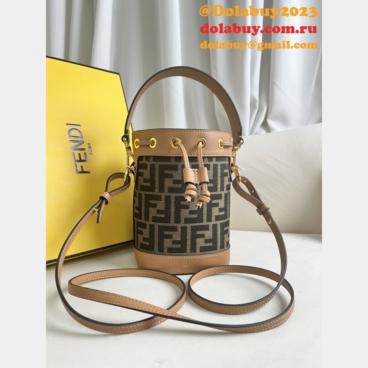 top quality wholesale F**di mon tresor ff small bucket bag