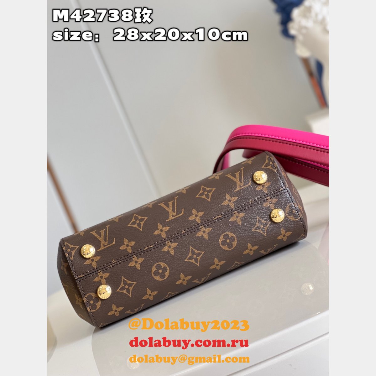 Designer Louis Vuitton M42738 Fake Cluny Monogram Handbag for Women