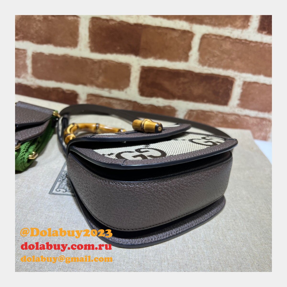 best dolabuy replica G*u*i mini jumbo gg bag 686864 bamboo