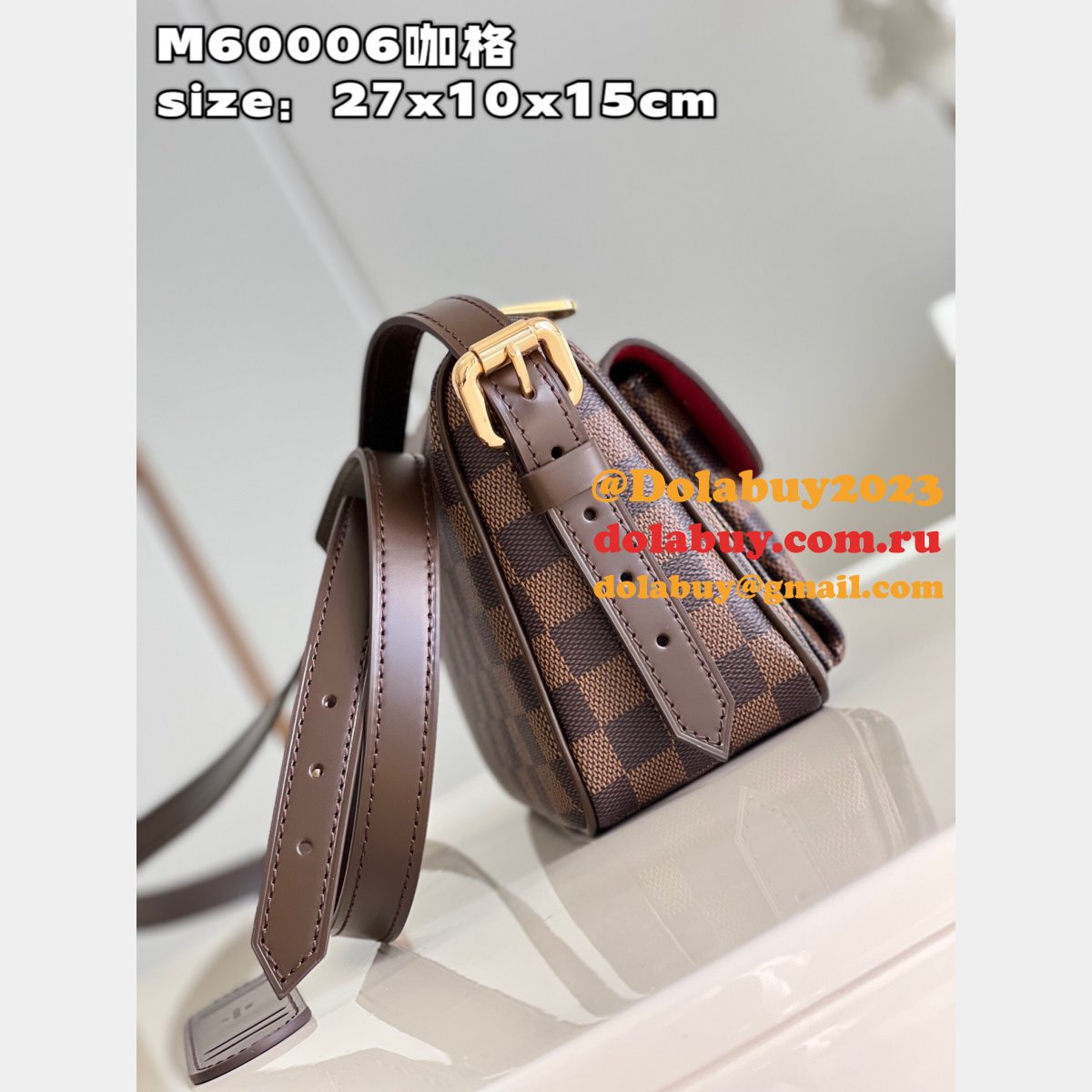 Louis Vuitton Fashion Perfect M60006 Best To Buy Coffee Plaid
