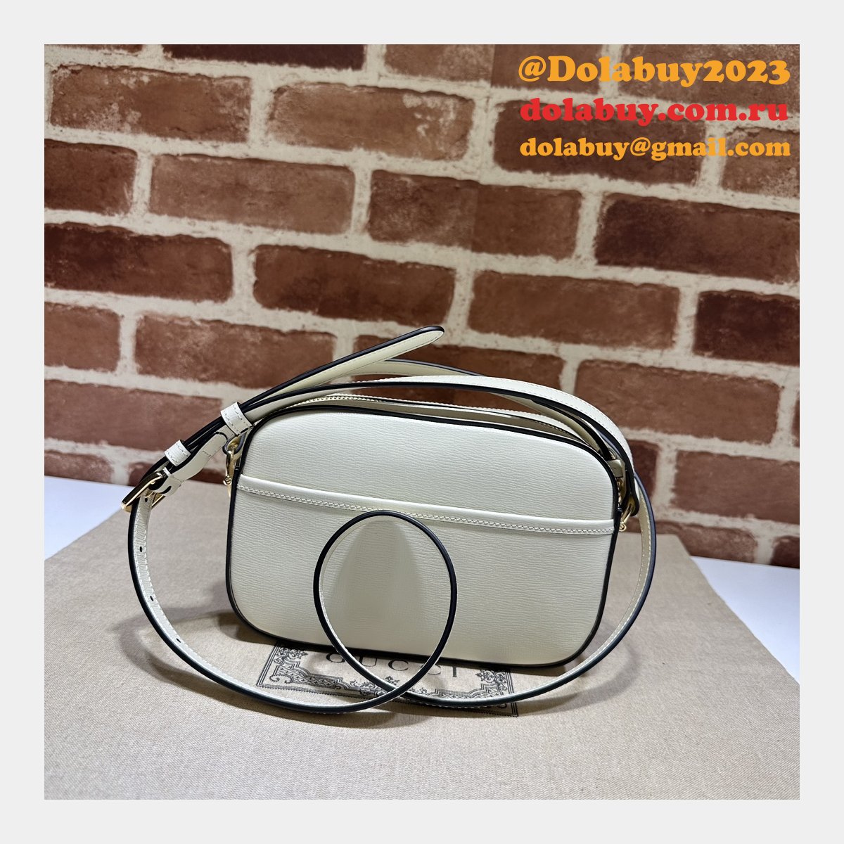 knockoff G*u*i designer horsebit 1955 760196 shoulder bag