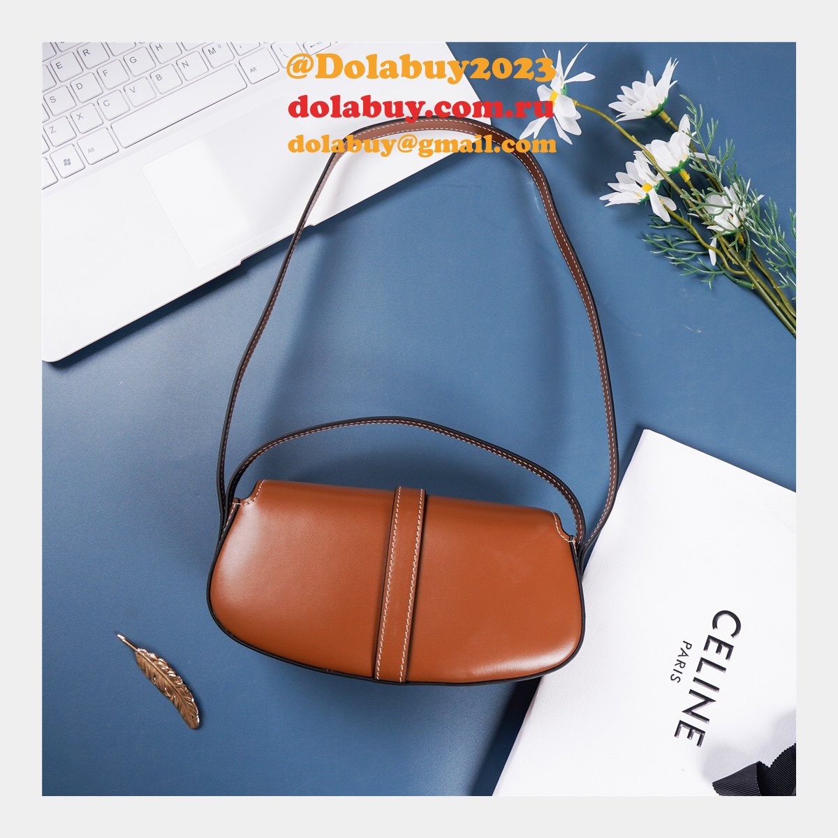 Buy Replica Celine Tabou Clutch 10I592 Tote Shoulder Brown Bags