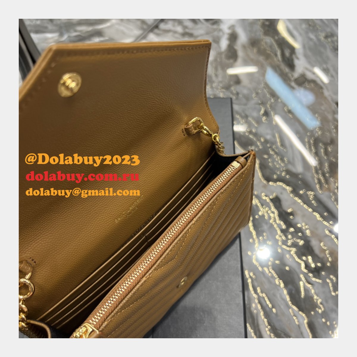 Replica YSL Saint Laurent Monogram 393953 Woc Wallet Fashion Bag