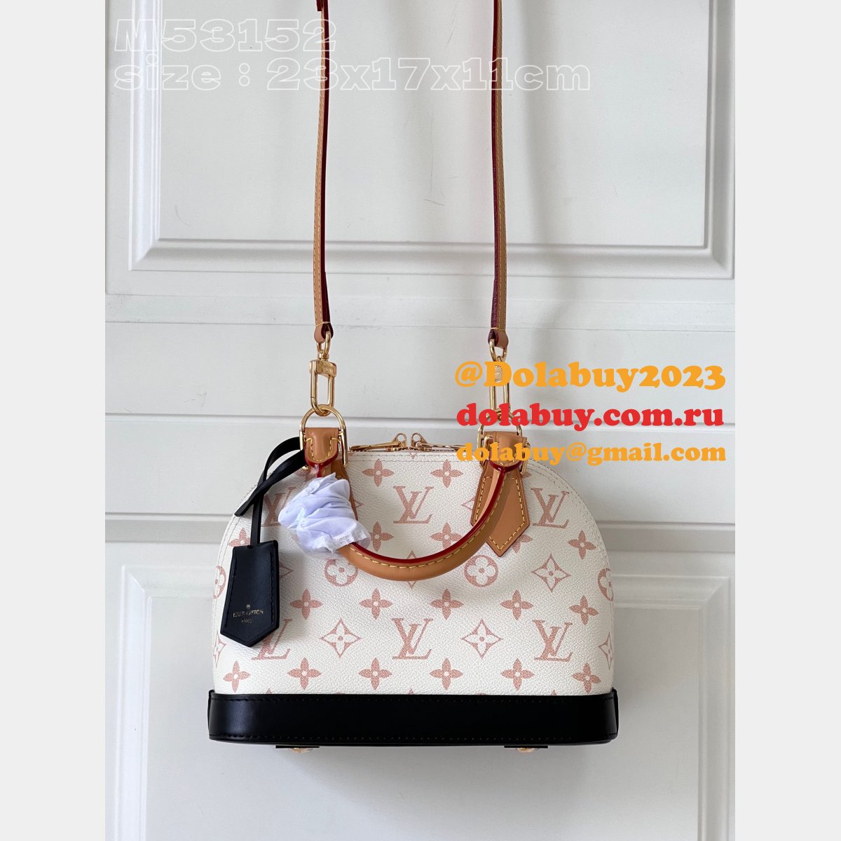 Alma Monogram Canvas M53152 Designer Louis Vuitton Replicas Bag