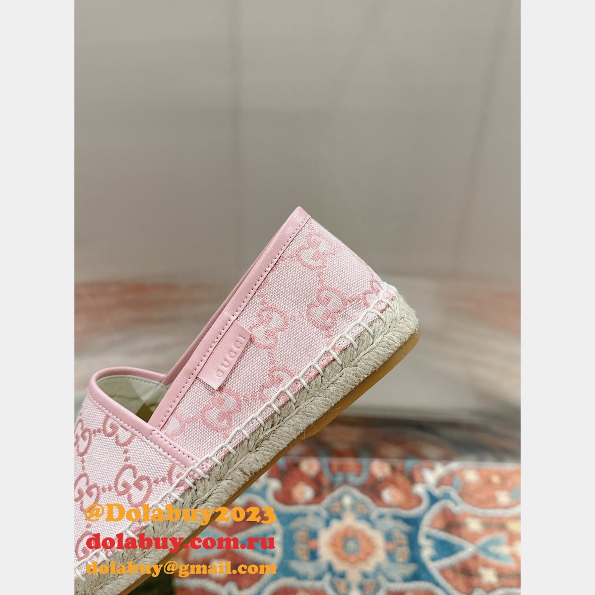 duplicate wholesale G*u*i fashion espadrille