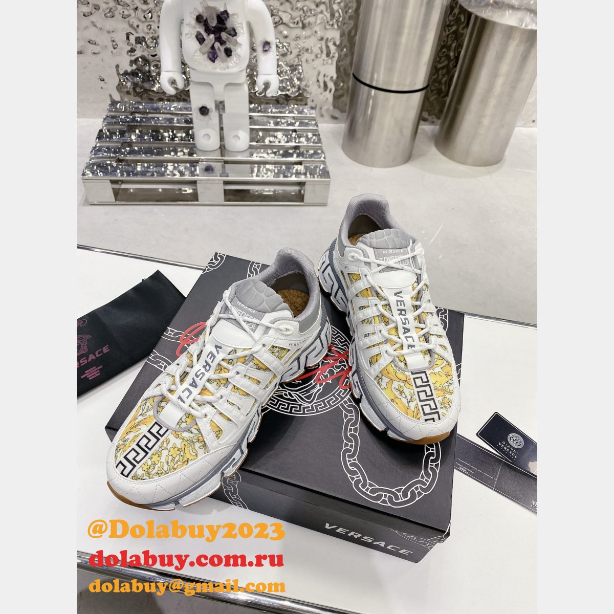 The Newest Replica Versace Daddy Wholesale High Quality Shoes