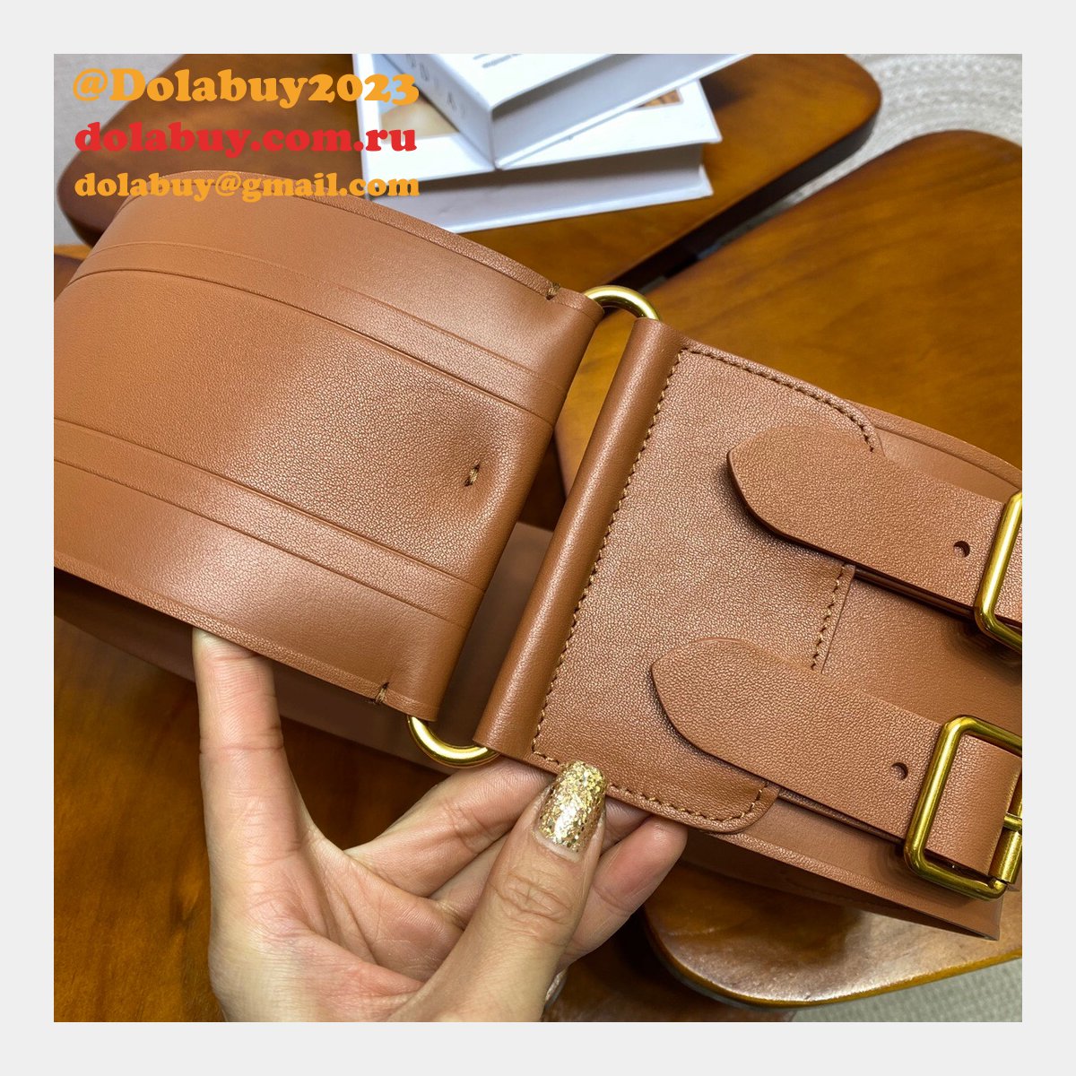 Buy Replica Christian Louboutin Leather 10cm Belt