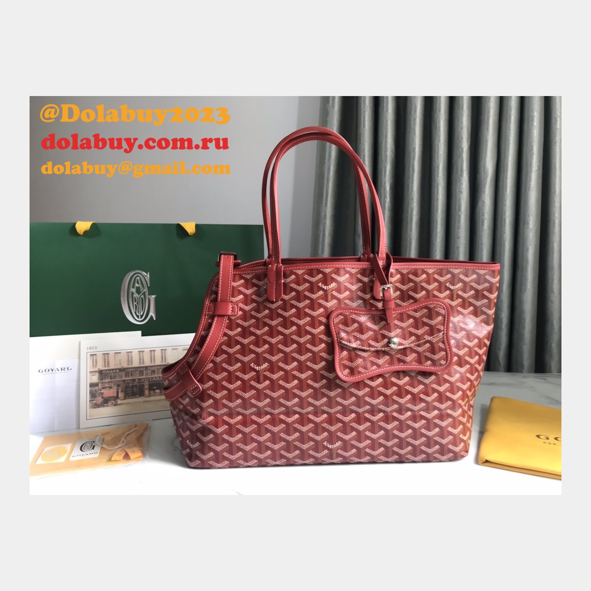 Top Quality Goyard Chien Gris & Pocket Pet bag