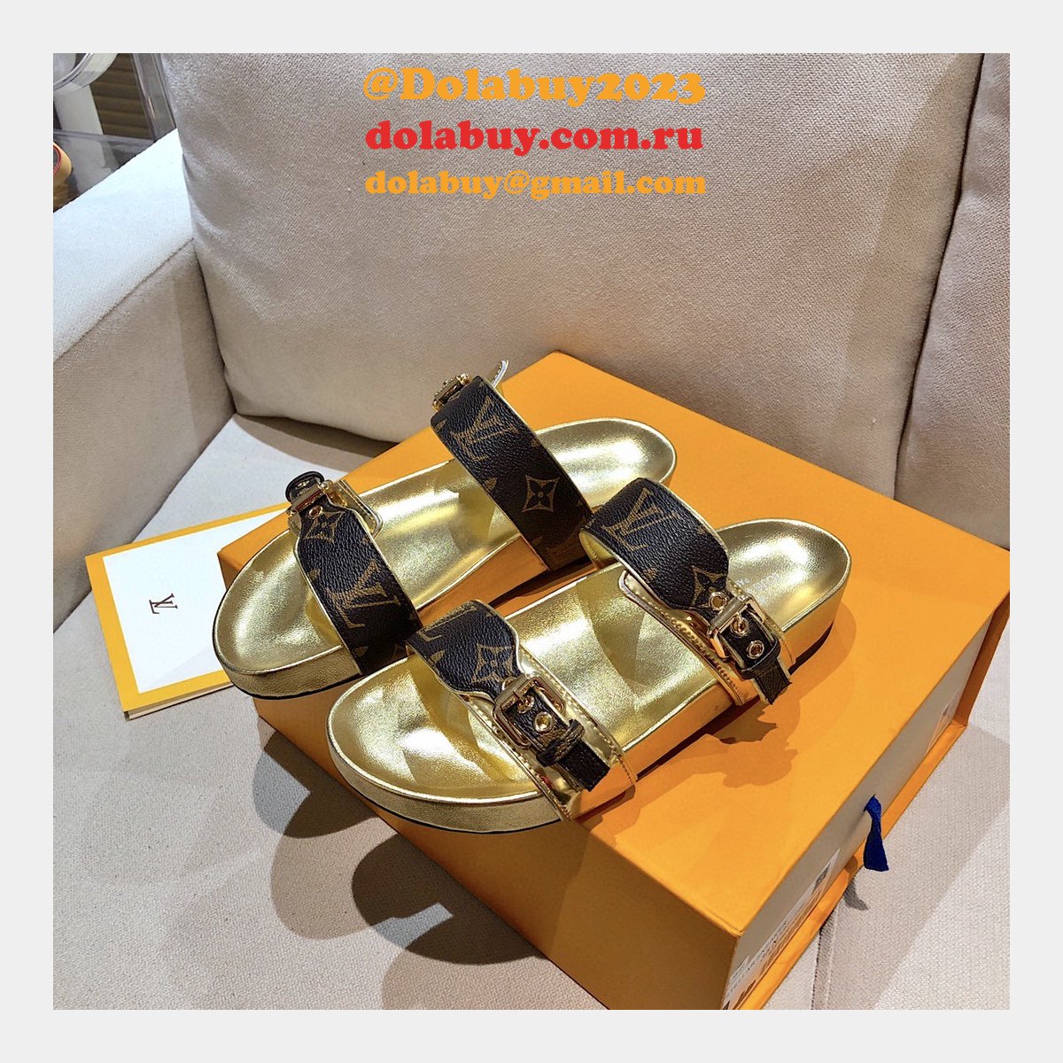 Louis Vuitton replica slippers shoes Every Designer