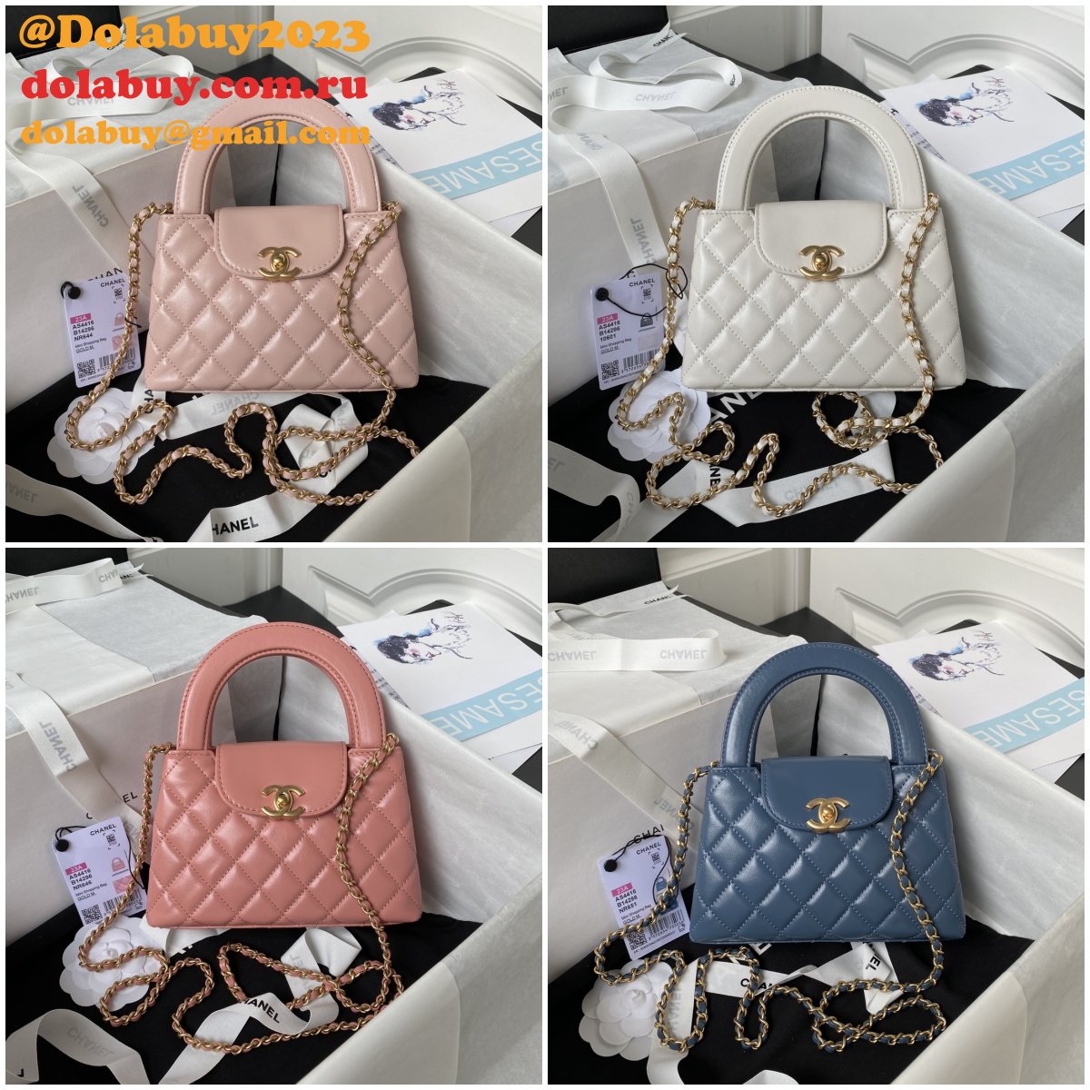 High Quality Shiny Aged Inspired Shopping AS4416 Fake Bag