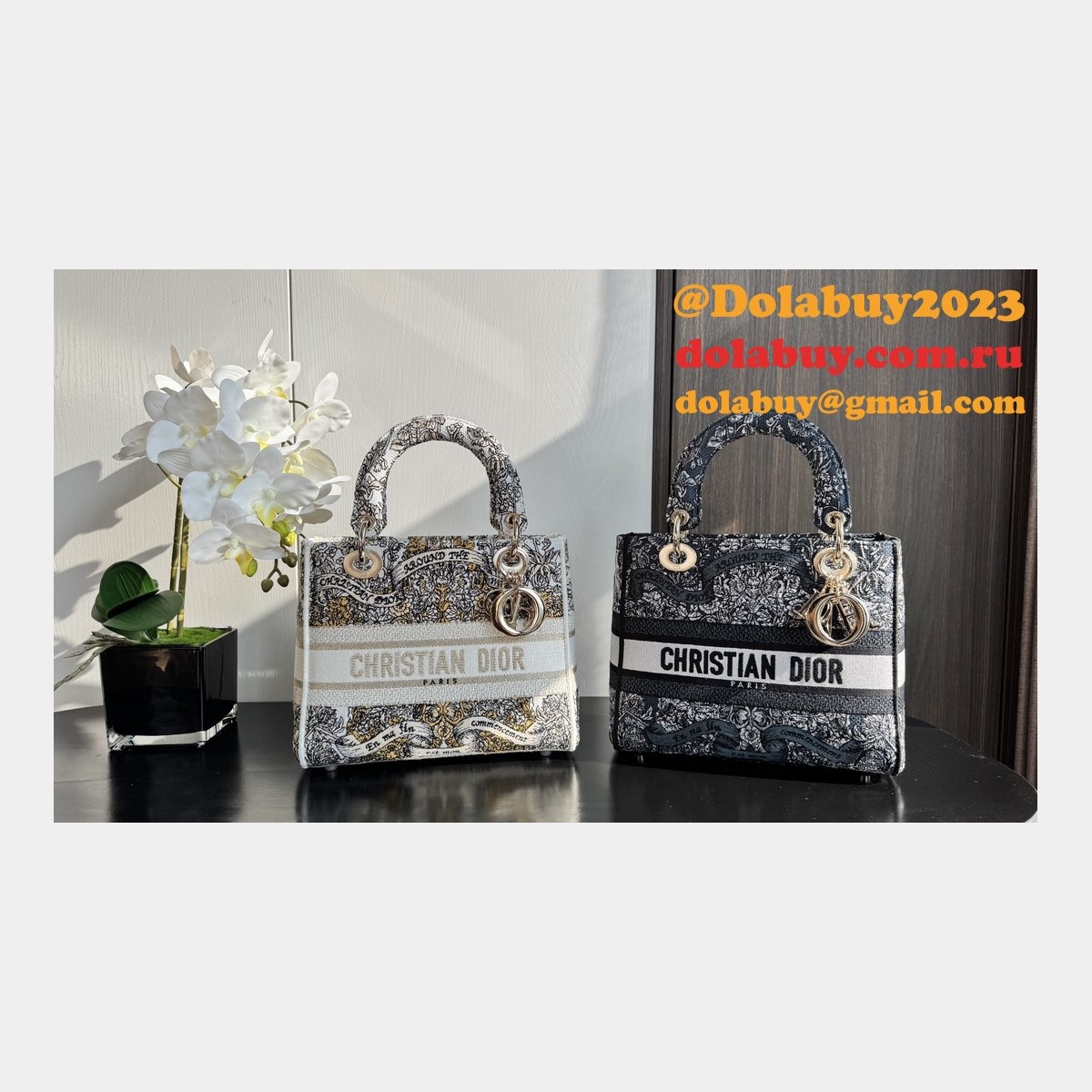 Exquisite Lady Dior 24cm Replica - Unmatched Elegance & Craftsmanship