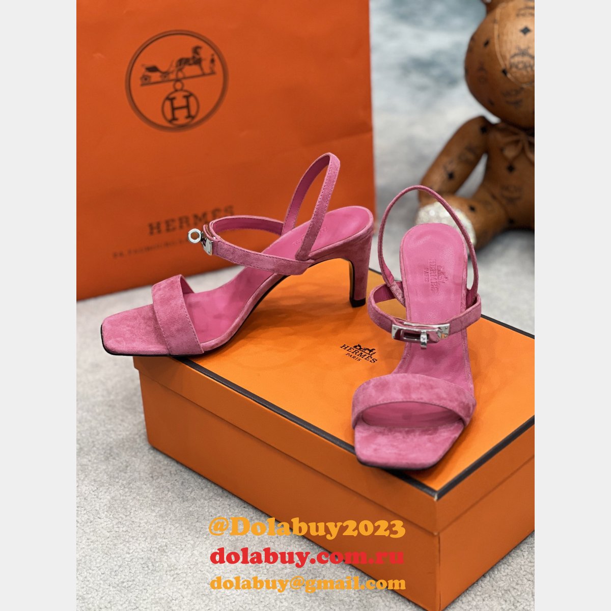 Heel 7.5 cm Designer Hermes Sandals High Quality Shoes