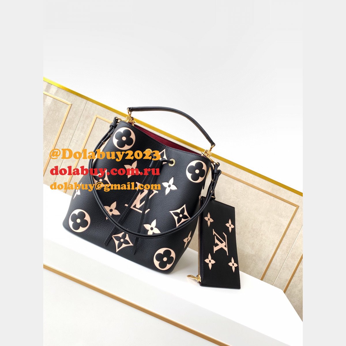 Louis Vuitton Replica NéoNoé MM Monogram Empreinte Leather M45497 Bags