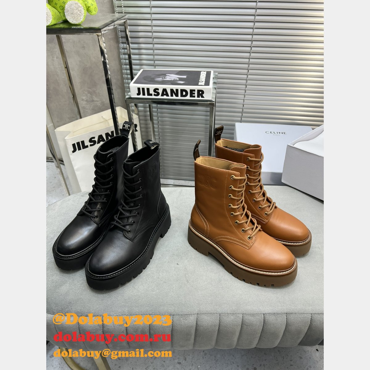 Find Celine Boots Triomphe Replica Designer Shoes