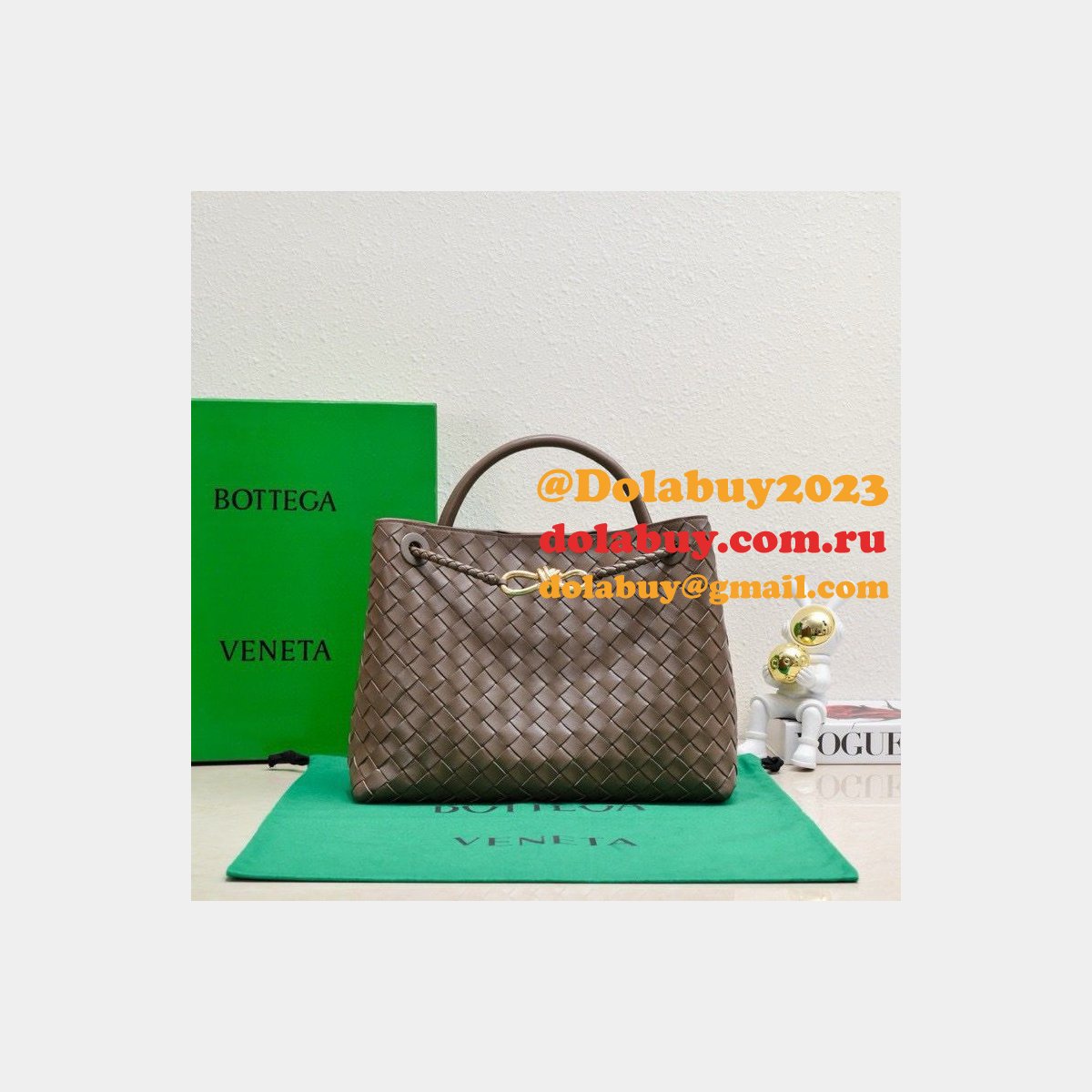 Luxury BOTTEGA VENETA ANDIAMO 8463 32CM HADNBAG