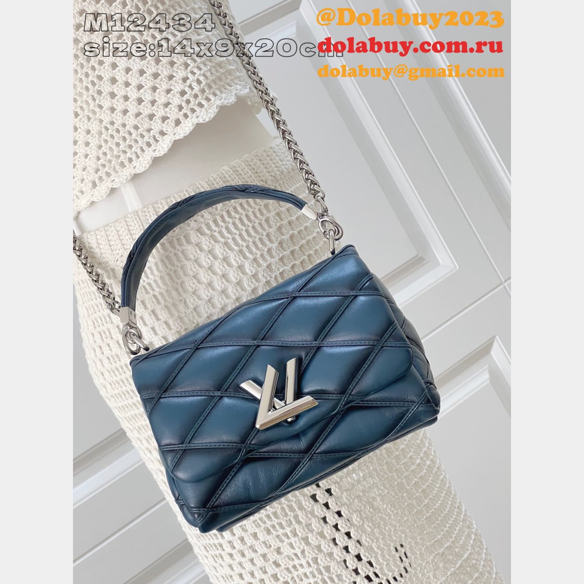 Best AAA+ M12004 Louis Vuitton GO-14 PM 1:1 Mirror Bag