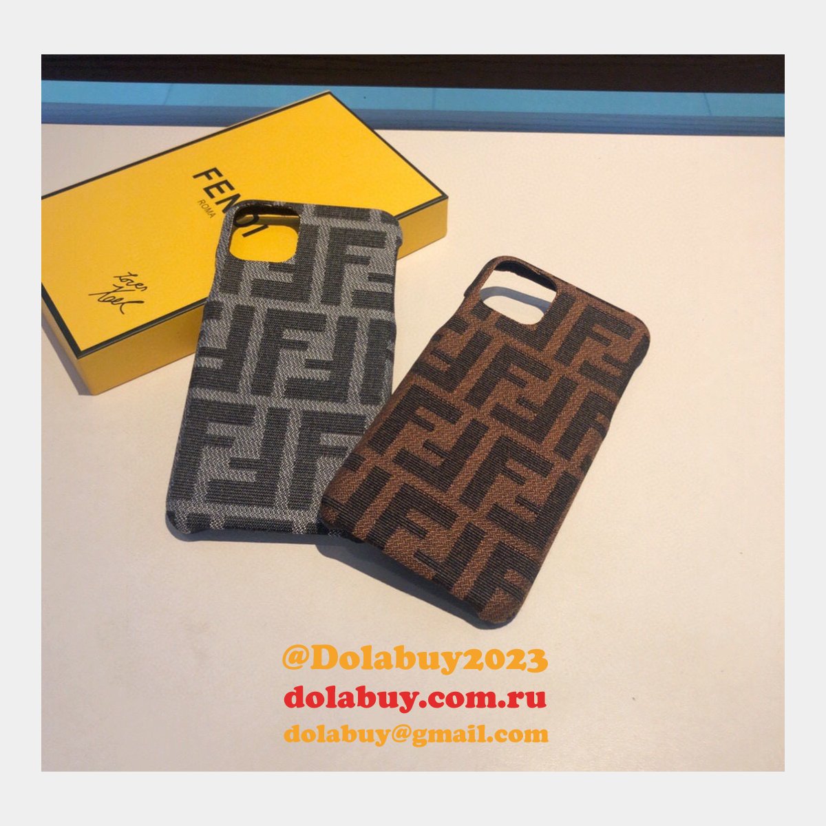 Wholesale Fendi iPhone Multicolour flip-cover cases & covers