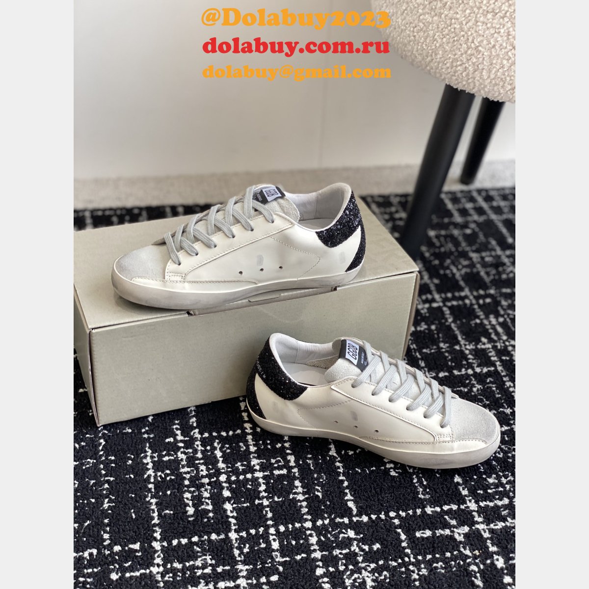 Luxury Super-Star Sabots With Platinum Star Shoes