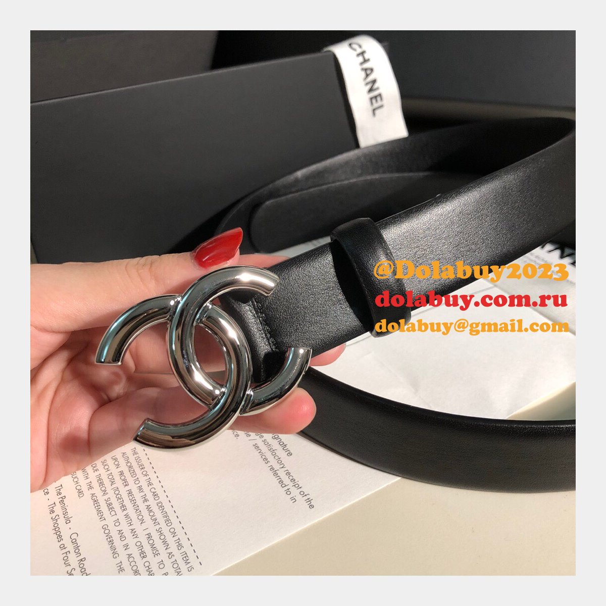 7 Star Knockoff CC BELT 30MM Top Quality