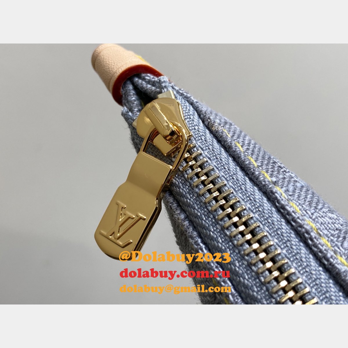 Louis Vuitton M13289 CarryAll MM Monogram Denim Copy Women Bag