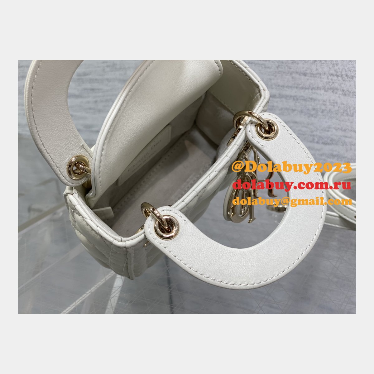 Replica Fashion Dior Micro Lady 1:1 Mirror 12CM Bag