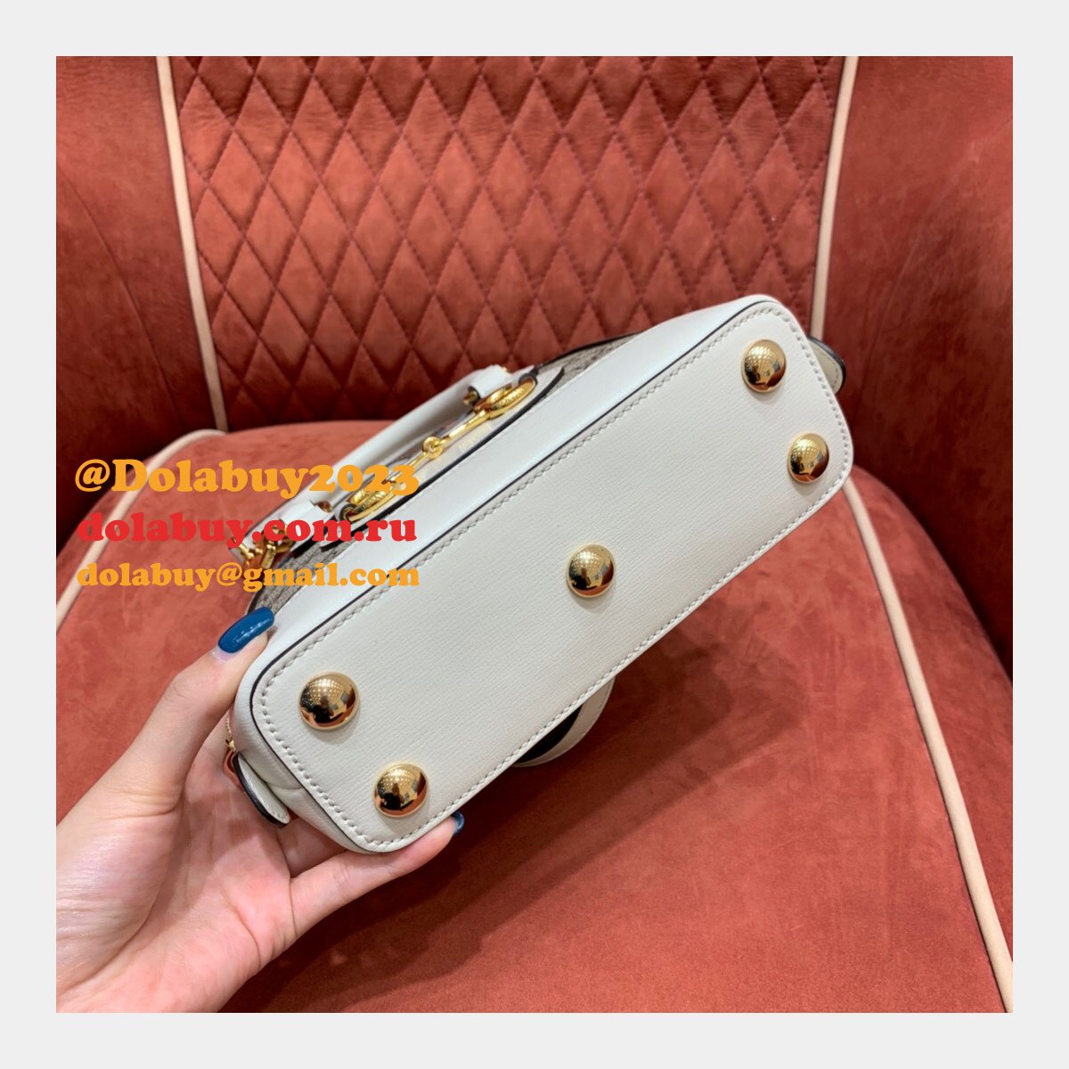 G*u*i replica 1955 horsebit top handle 640716 mini