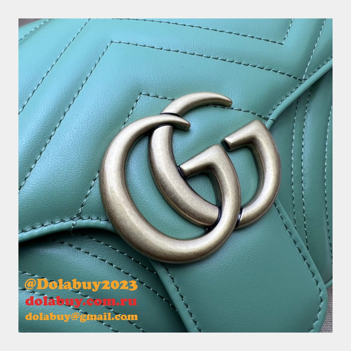 7 star G*u*i aaa replica 443497 gg marmont shoulder bag