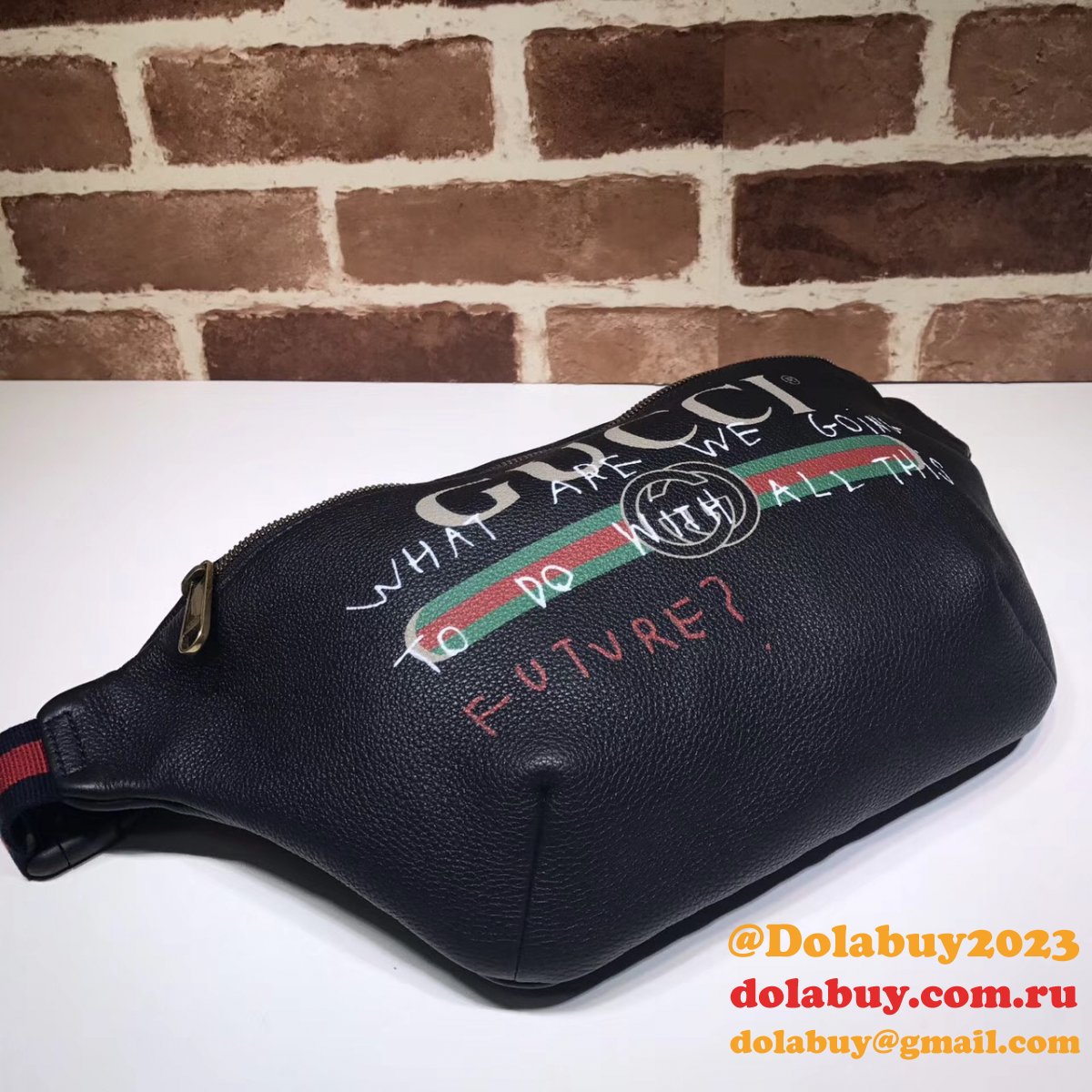 G*u*i 7 star gg marmont small quilted leather belt 493869 bag