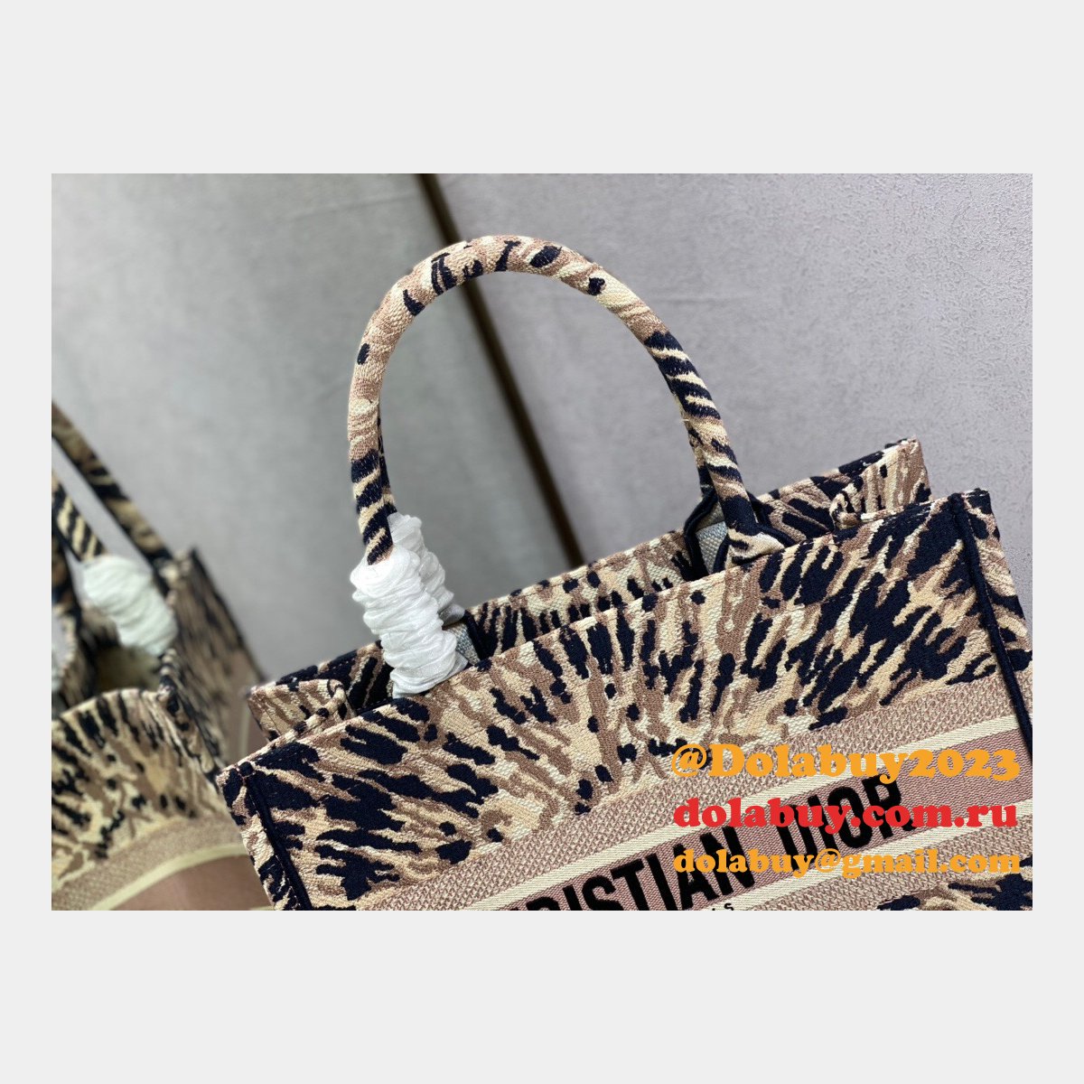 Designer Bag Replica for Dior CD Book Tote Small