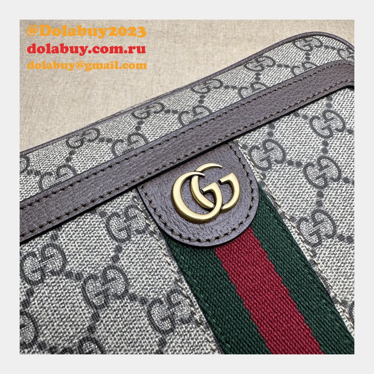 wearable wallets fashion G*u*i replica ophidia gg pouch 760245 bag