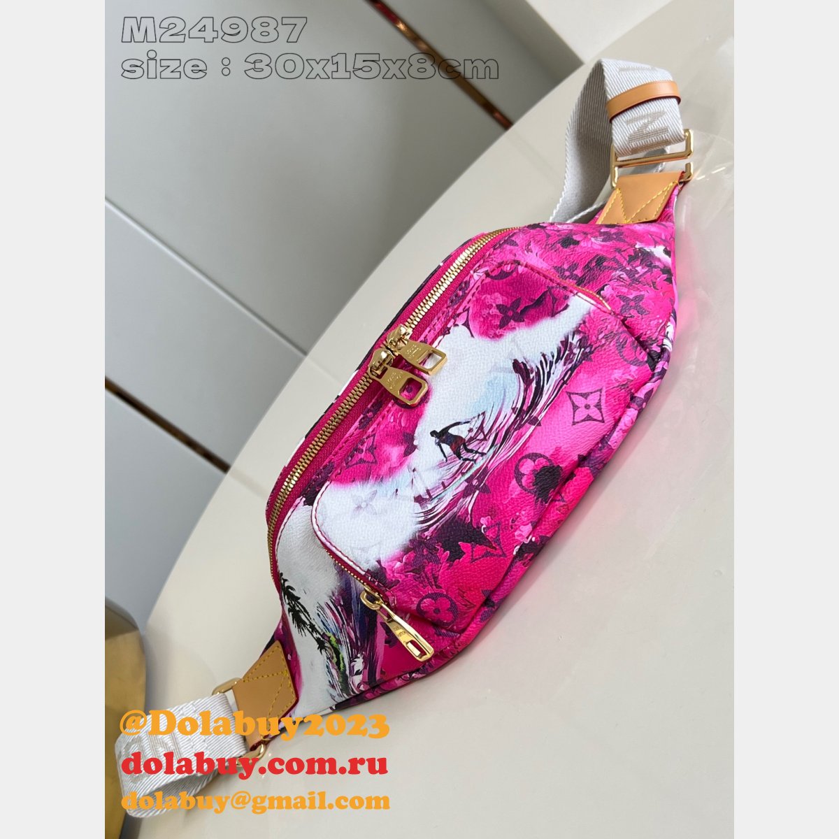 Louis Vuitton Designer 7 Star Inspired M24987/M24492 Rush Bumbag Men Bags