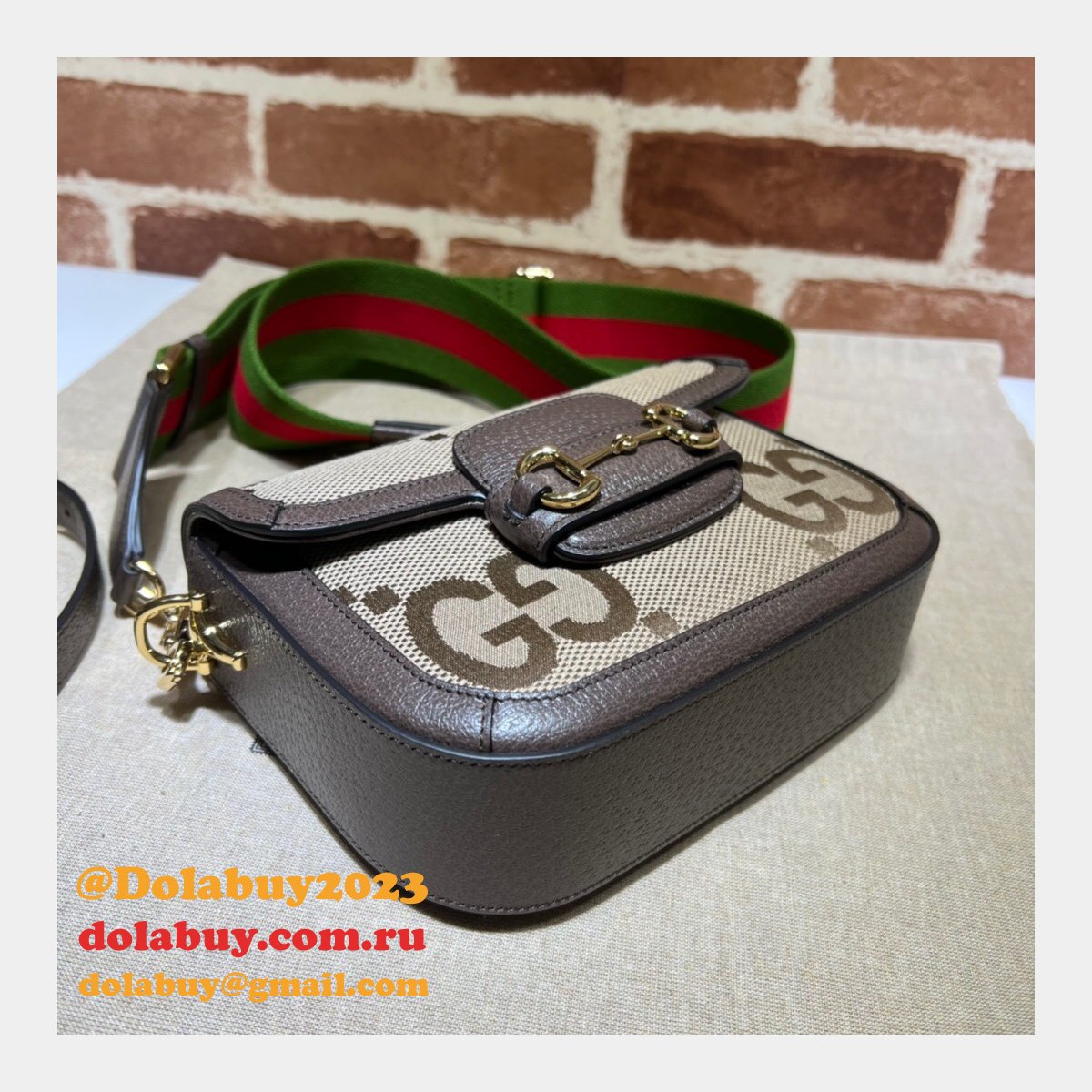 G*u*i high quality replica 658574 horsebit 1955 jumbo handbags