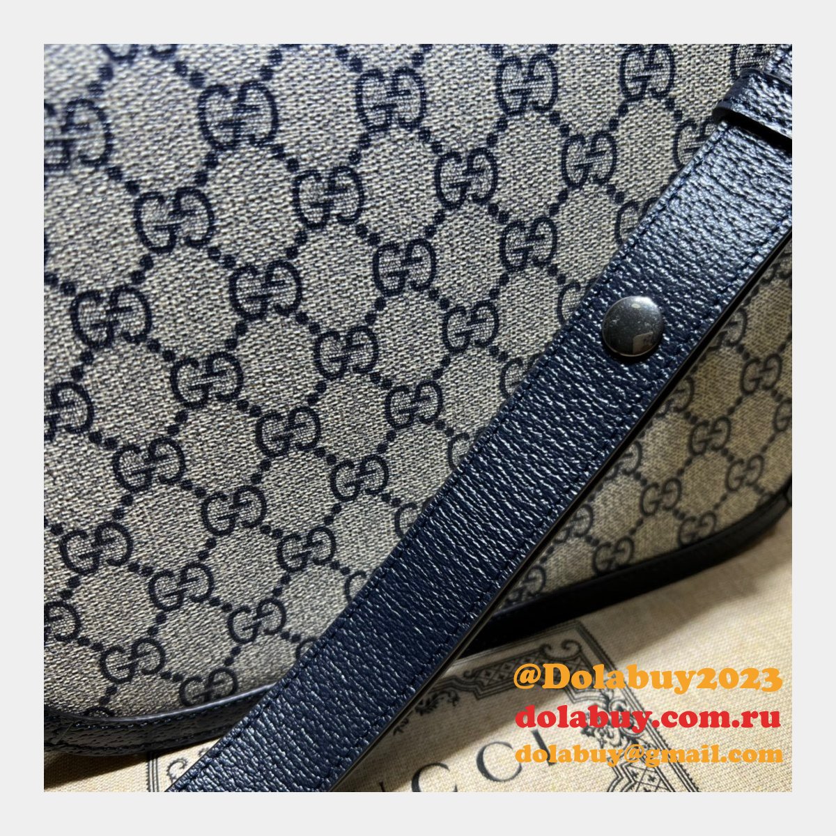 G*u*i copy 1955 horsebit gg supreme shoulder 602204 bag