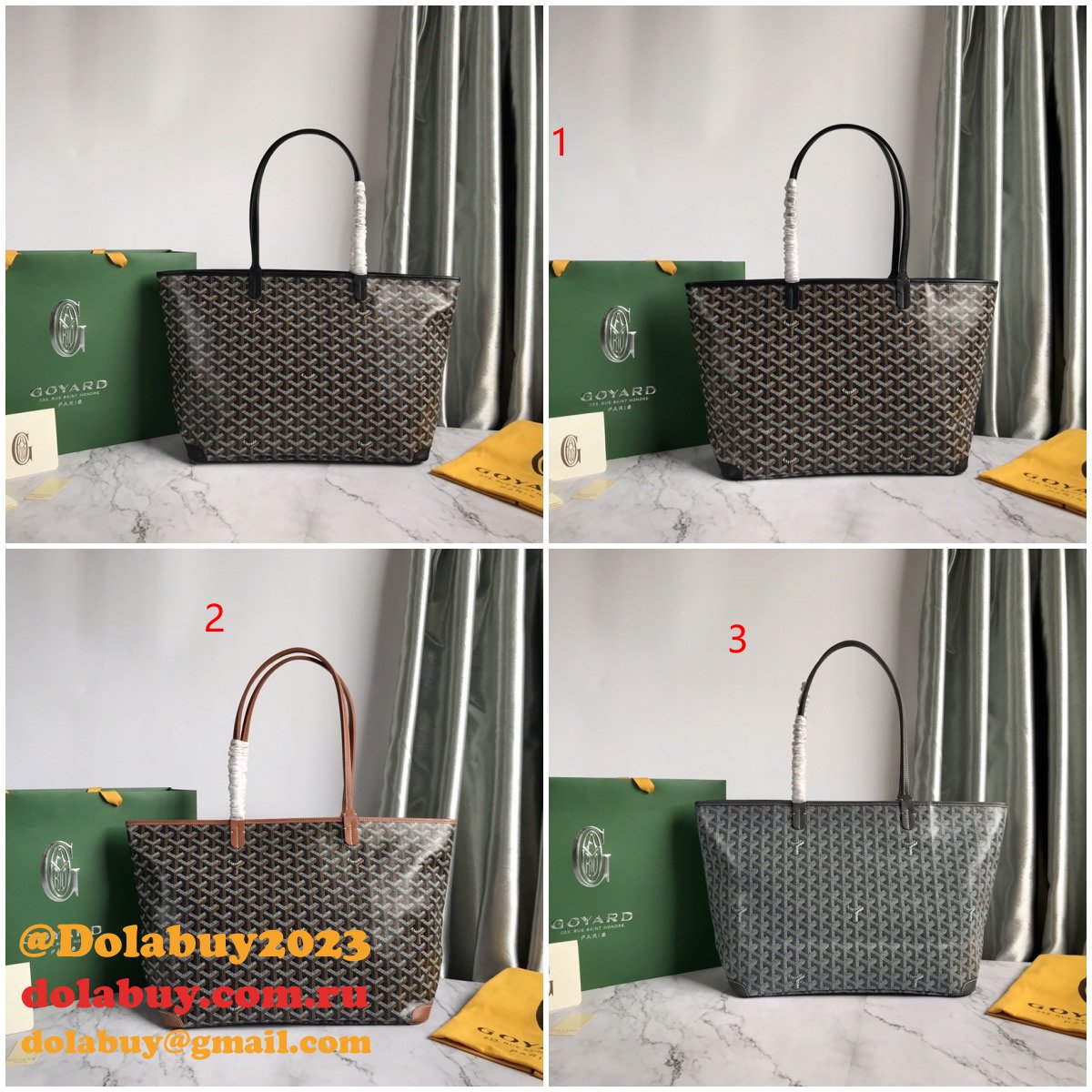 Dolabuy Offer Best Quality Goyard Totes Replica Handbags