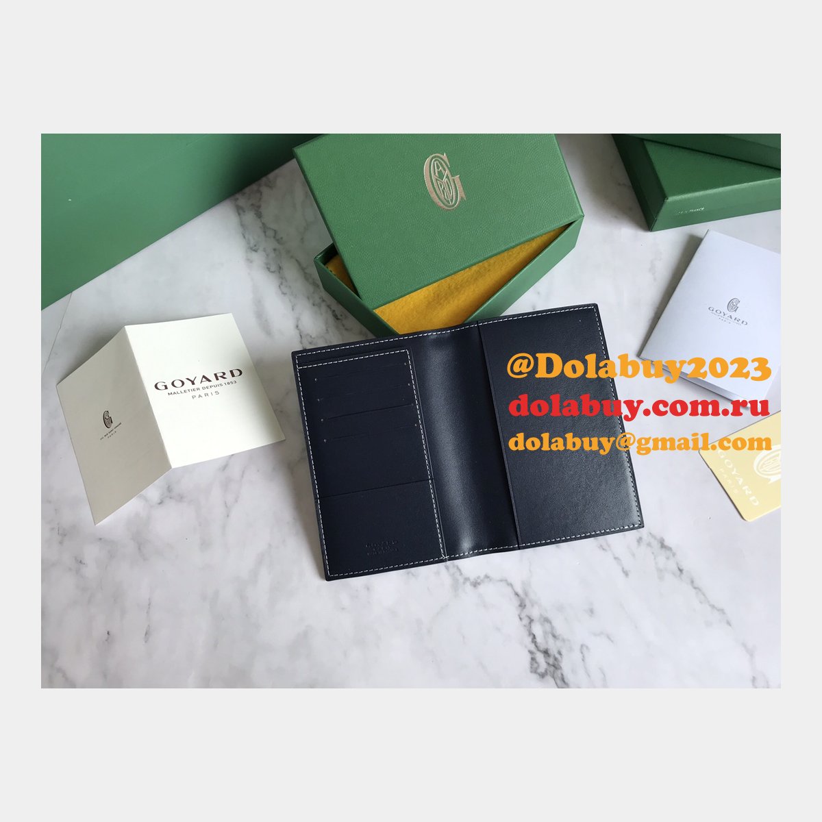 Top Quality Goyard Multi-Color Passport Best Wallet