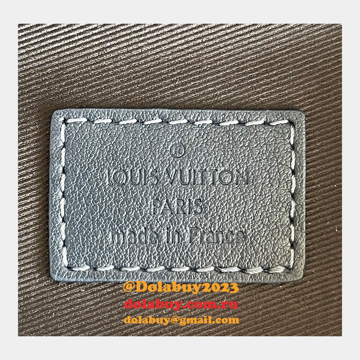 Louis Vuitton Replica China M45729 Discovery Bumbag PM Monogram Shadow Blue Bags