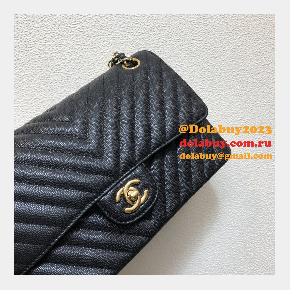 Top Quality CC CF1112  V CLASSICAL HANDBAG 25.5cm