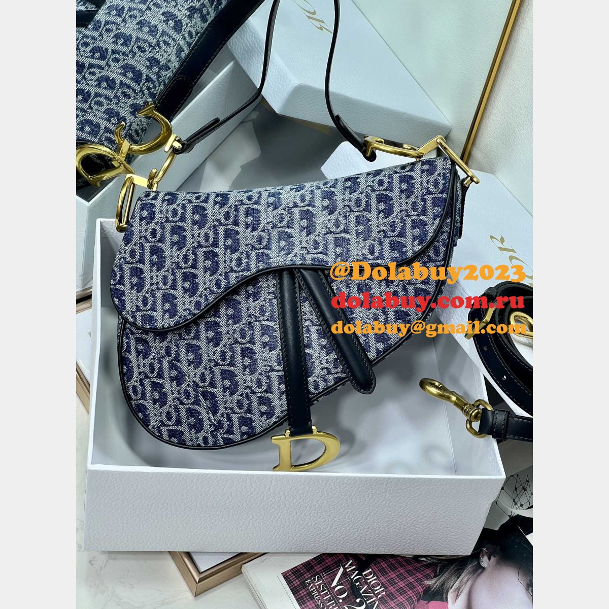 Fashion Christian Dior Montaigne Saddle 3351/3397 Replica Bag